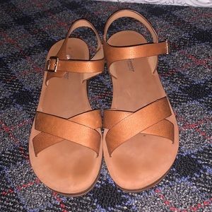 Brown comfortable sandals